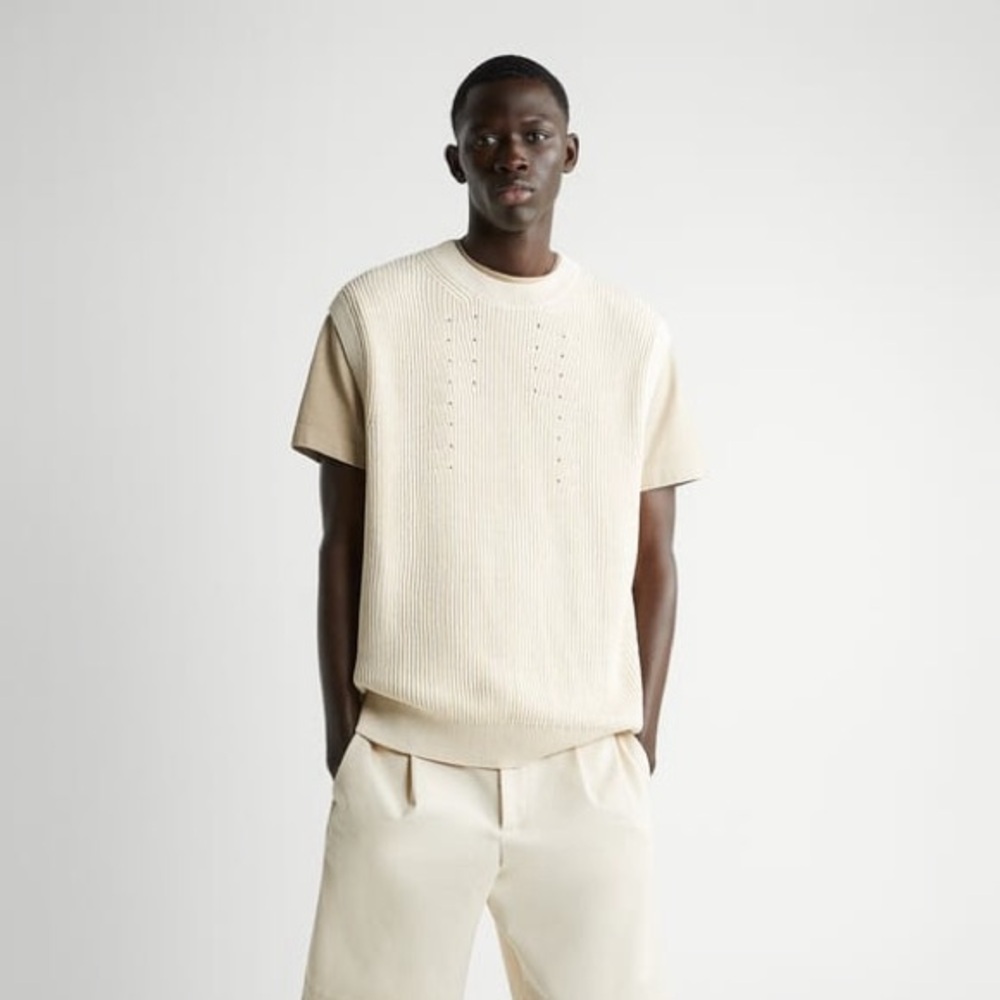 Cream Sweater Vest